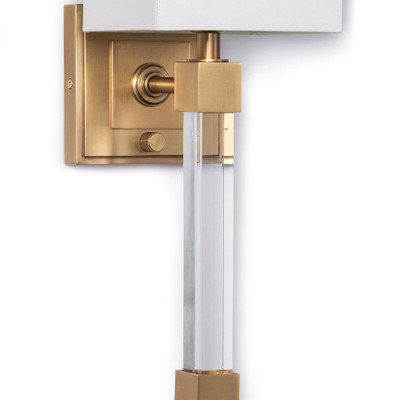 Regina Andrew Metro Sconce - Natural Brass