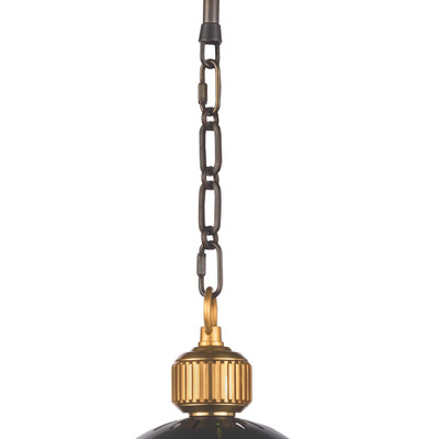 Regina Andrew Otis Pendant Small - Blackened And Natural Brass