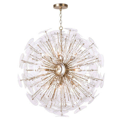 Regina Andrew Poppy Glass Chandelier Large - Clear