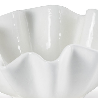 Regina Andrew Ruffle Ceramic Bowl Medium