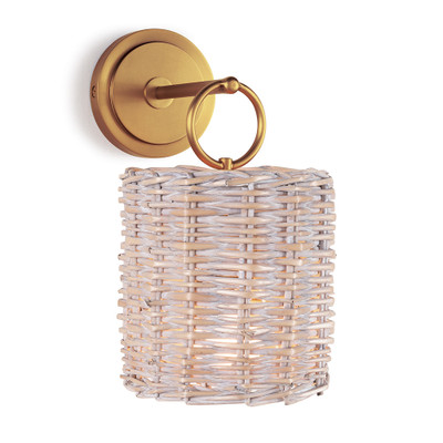 Regina Andrew Nantucket Sconce - Natural Brass