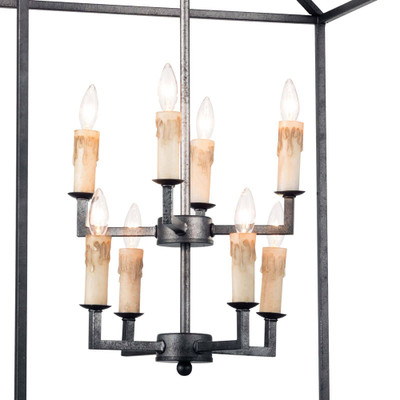 Southern Living Cape Lantern - Blackened Iron