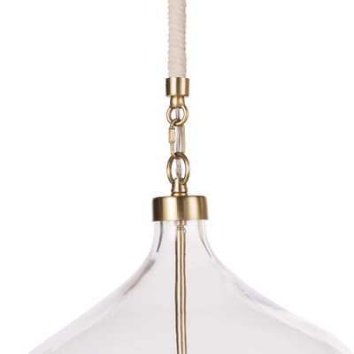 Regina Andrew Dover Pendant - Natural Brass