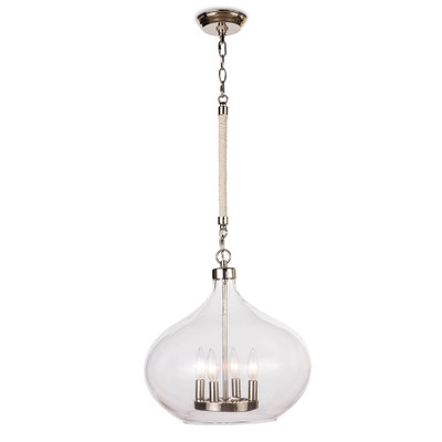 Coastal Living Dover Pendant - Polished Nickel