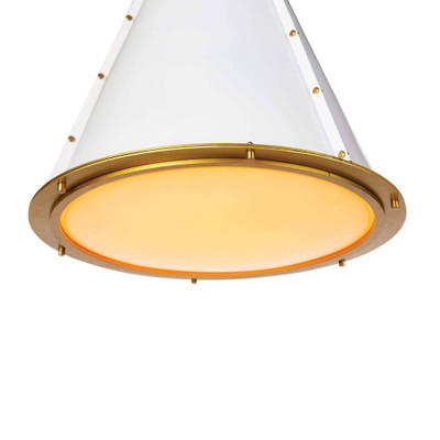 Regina Andrew French Maid Chandelier Small - White