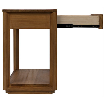 Noir Sl11 Side Table - Gold Teak