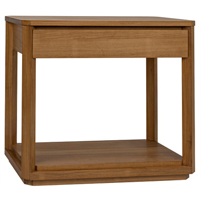 Noir Sl11 Side Table - Gold Teak