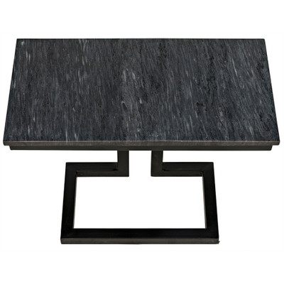 Noir Alonzo Side Table - Night Marble