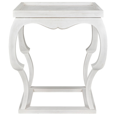 Noir Bellini Side Table - White Wash