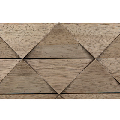 Noir Draco Sideboard With Steel Stand - Washed Walnut