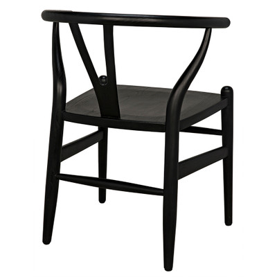 Noir Zola Chair - Charcoal Black