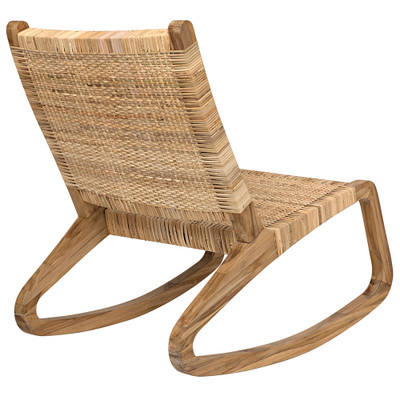 Noir Las Palmas Chair - Teak With Woven