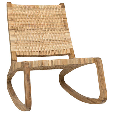 Noir Las Palmas Chair - Teak With Woven