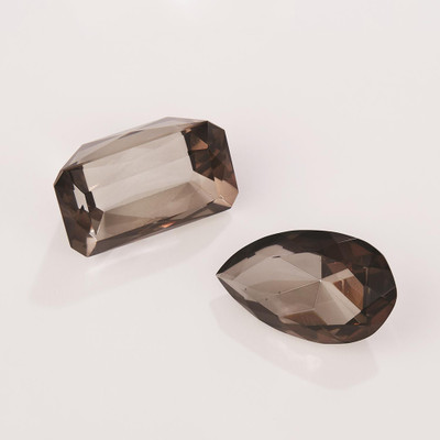 Global Views Oxford Jewels - Grey Emerald