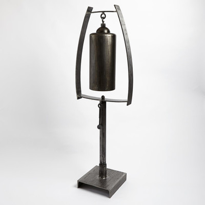 Studio A Taper Spring Sound Sculpture - Natural Iron