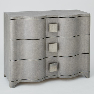 Studio A Toile Linen Chest - Grey