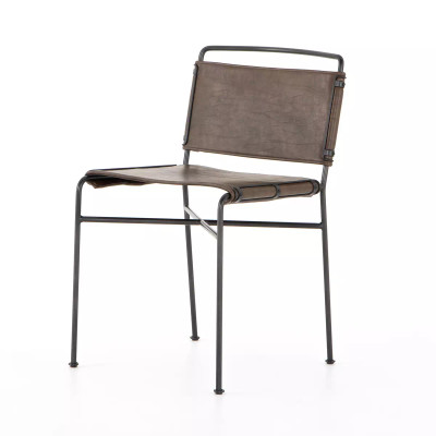 Four Hands Wharton Dining Chair - Distressed Brown