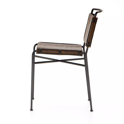 Four Hands Wharton Dining Chair - Distressed Brown