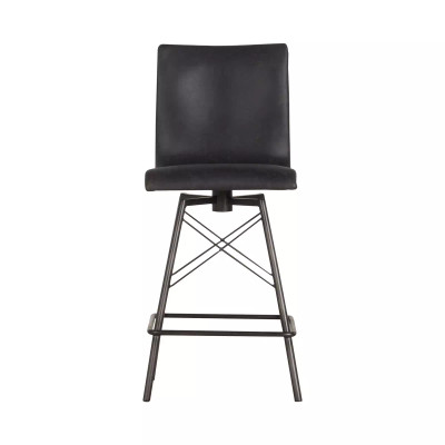 Four Hands Diaw Counter Stool - Rialto Ebony