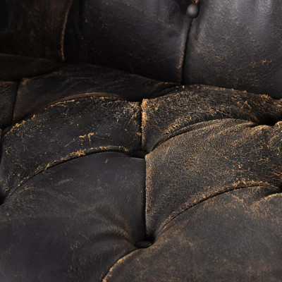 Four Hands Maxx Sofa - Destroyed Black - 95"