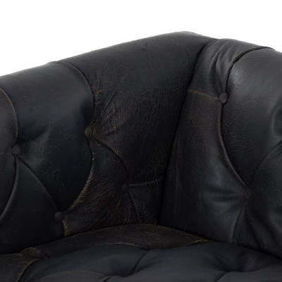 Four Hands Maxx Sofa - Destroyed Black - 95"