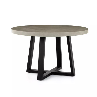 Four Hands Cyrus Outdoor Round Dining Table - 48" - Grey