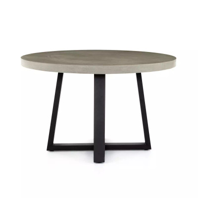 Four Hands Cyrus Outdoor Round Dining Table - 48" - Grey