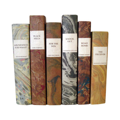 E Lawrence Marbled Paper Title Author
