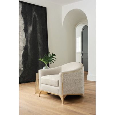 Caracole The Svelte Chair - Majestic Gold/ Moonstone
