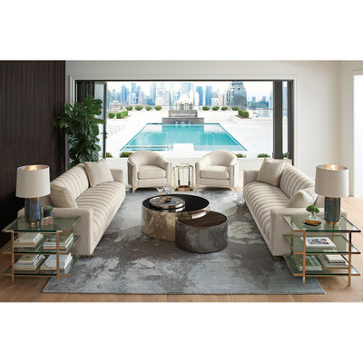 Caracole The Svelte Chair - Majestic Gold/ Moonstone