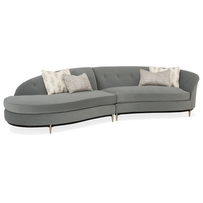 Caracole Three's Company LAF Chaise (Liquidation)