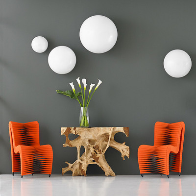 Phillips Collection Ball on the Wall, Pearl White, MD