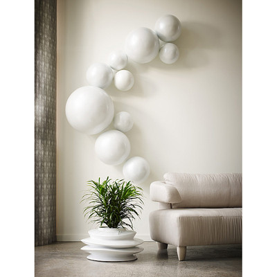 Phillips Collection Ball on the Wall, Pearl White, LG