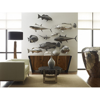 Phillips Collection Estuary Cod Fish, Polished Aluminum (Closeout)