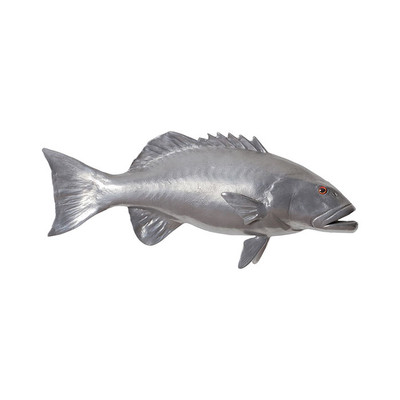 Phillips Collection Coral Trout Fish, Polished Aluminum