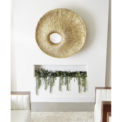 Phillips Collection River Stone Coffee Table, Gel Coat White, LG