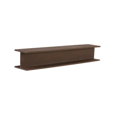 Phillips Collection I-Beam Wall Shelf, Rust