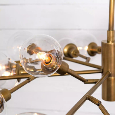 Four Hands Pellman Chandelier - Matte Brass
