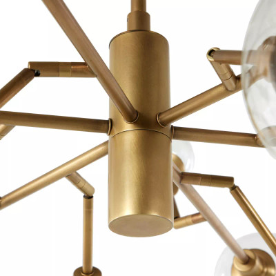 Four Hands Pellman Chandelier - Matte Brass