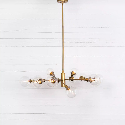 Four Hands Pellman Chandelier - Matte Brass