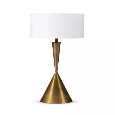 Four Hands Clement Table Lamp - Burnt Brass