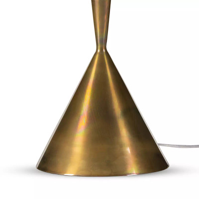 Four Hands Clement Table Lamp - Burnt Brass