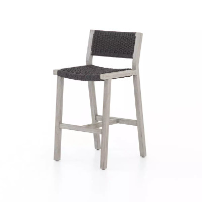 Four Hands Delano Outdoor Bar Stool - Weathered Grey