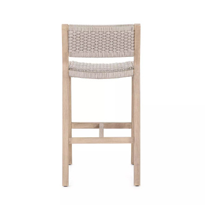 Four Hands Delano Outdoor Bar Stool - Washed Brown