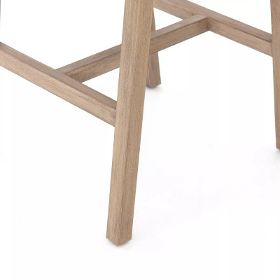 Four Hands Delano Outdoor Bar Stool - Washed Brown