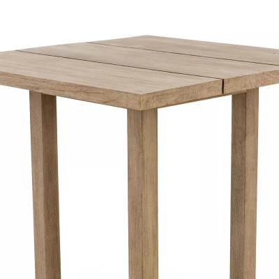 Four Hands Stapleton Square Outdoor Bar Table - Brown