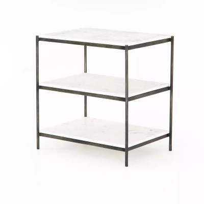 Four Hands Felix Nightstand - Hammered Grey