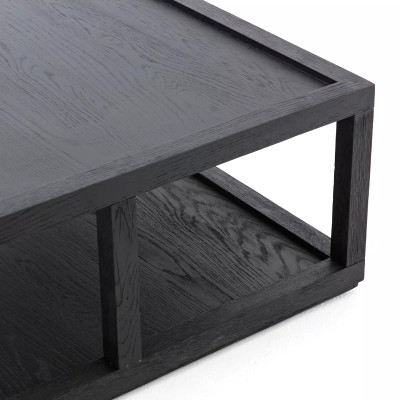 Four Hands Charley Coffee Table - Drifted Black