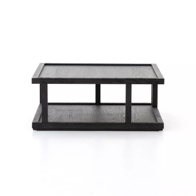 Four Hands Charley Coffee Table - Drifted Black