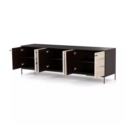 Four Hands Cuzco Media Console - Bleached Yukas